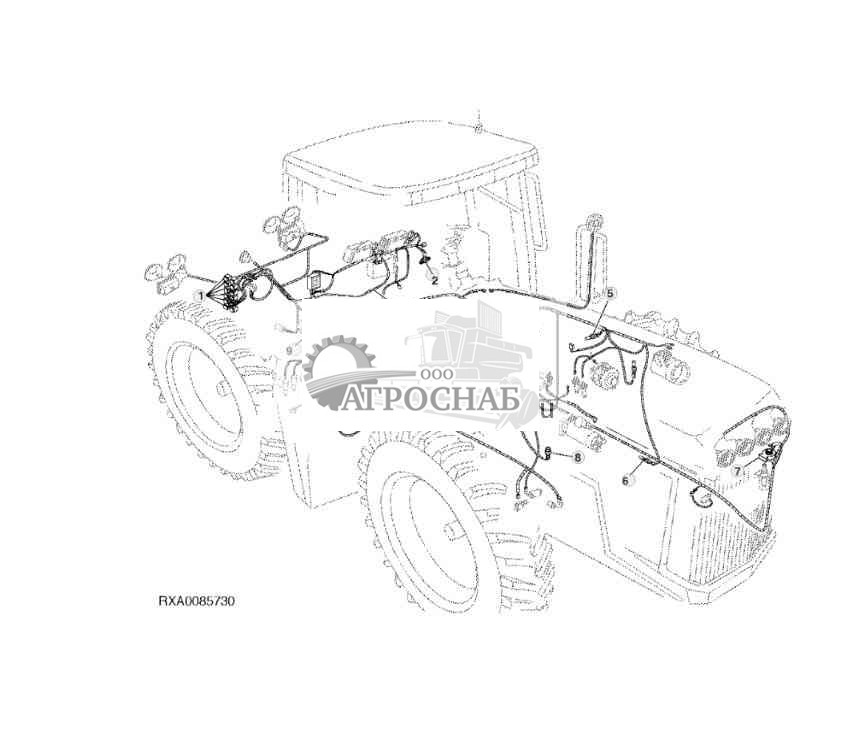 WIRING HARNESS-ENGINE AND CHASSIS (FOCUS) (MST) 